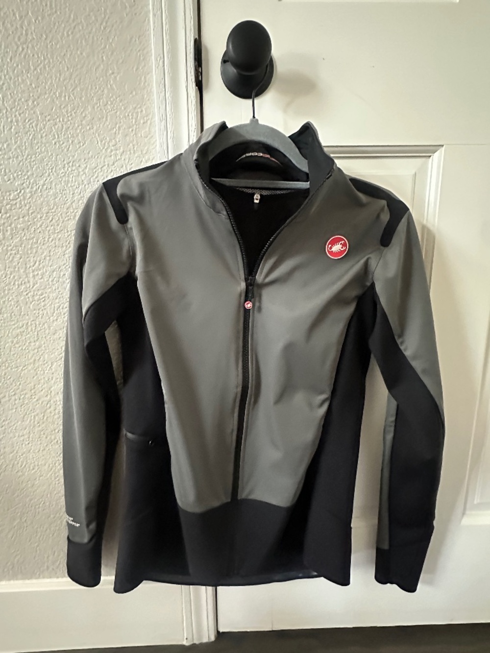Castelli Womens Cycling Jacket Long Sleeve Green/Black Made in Italy M